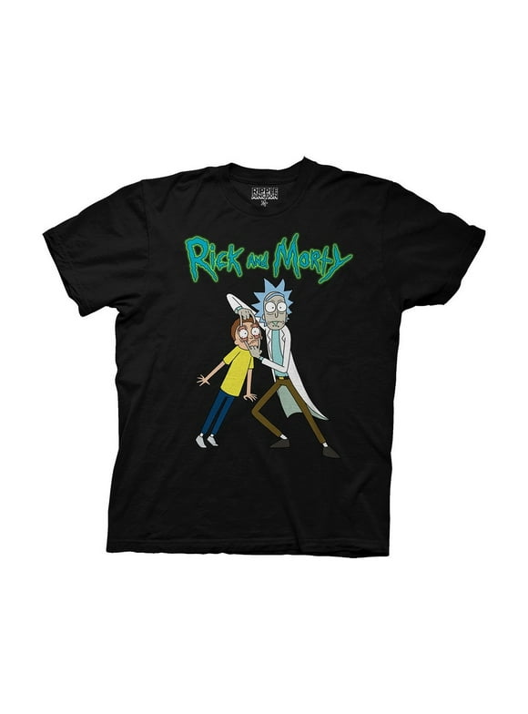 Rick and Morty Cartoon Movie Mugshot Space Kids Unisex Boys Girls T-shirt 215